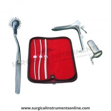 Hegar uterine dilator 3 pieces set,3-4, 5-6, 9-10, pinwheel, grave large, collin large